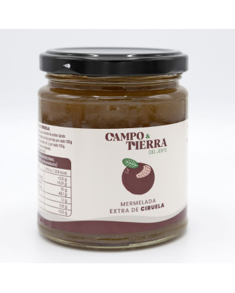 Mermelada de ciruela, CAMPO & TIERRA DEL JERTE, 260 gr.