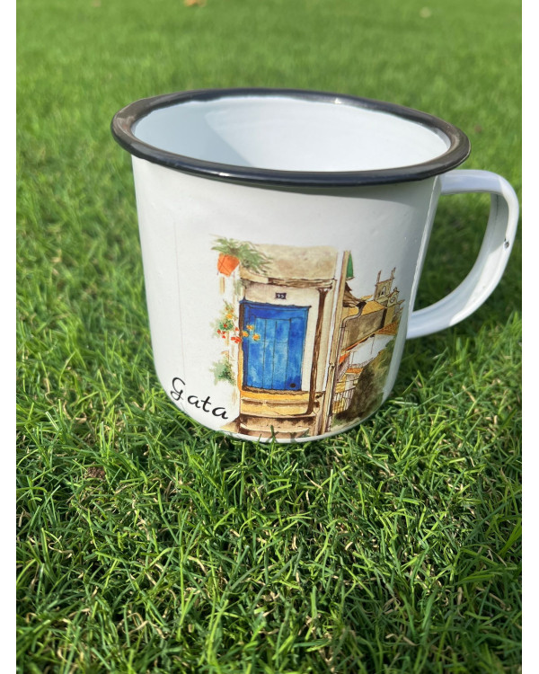 Taza metalica Gata 1