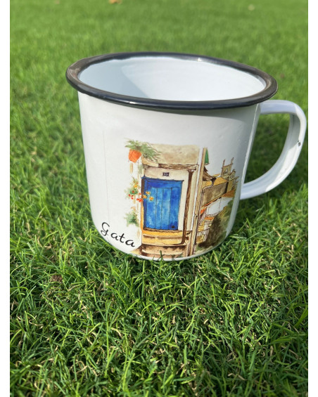 Taza metalica Gata 1